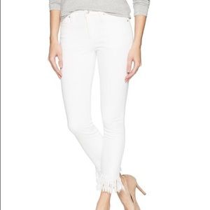 Joes Jeans The Icon mid rise skinny fringe jeans